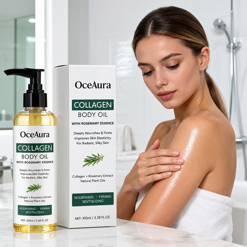 Olio corpo al collagene- Essenza Rosmarino