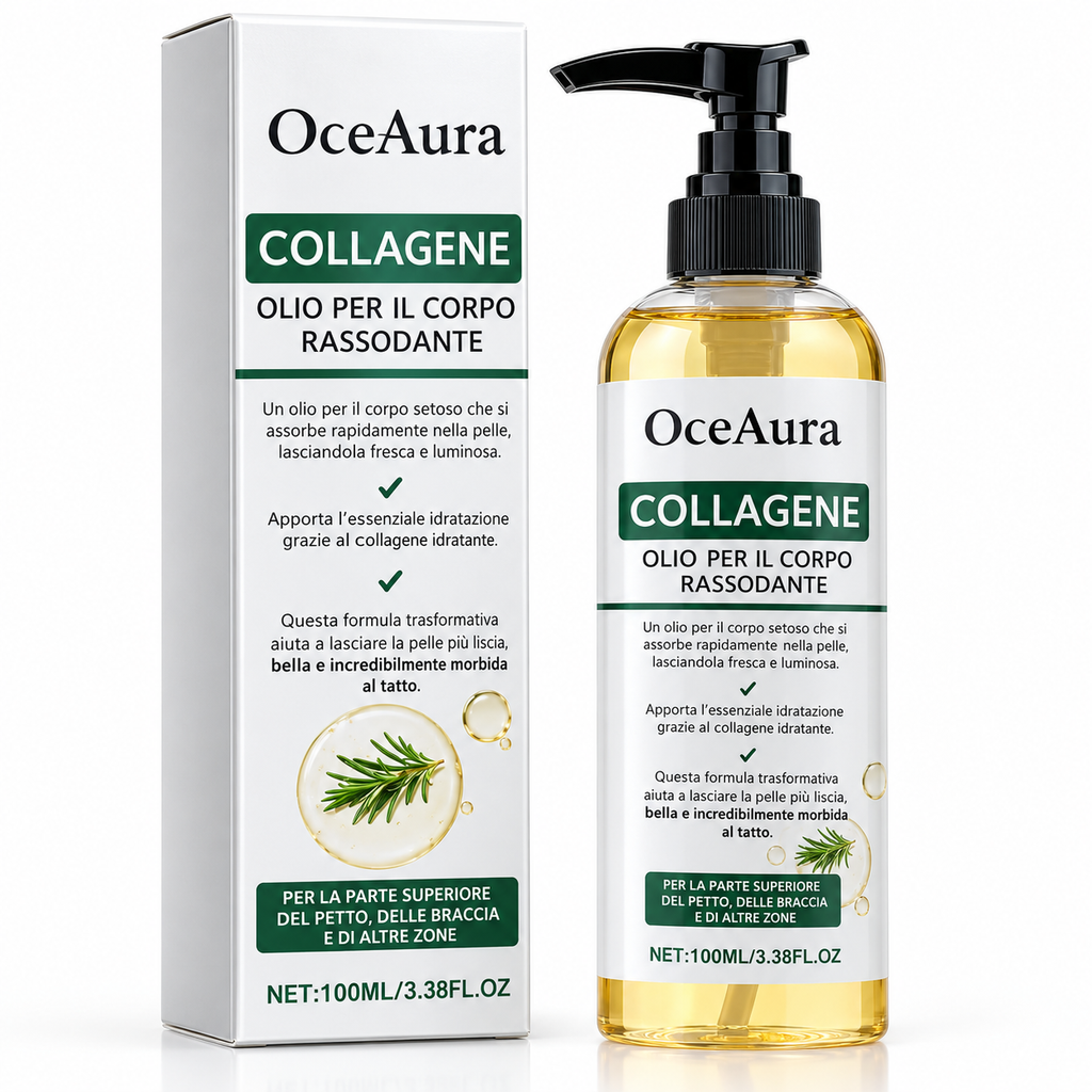 Olio corpo al collagene- Essenza Rosmarino